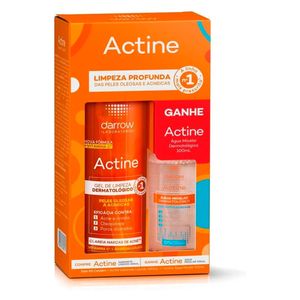 Kit Gel de Limpeza Darrow Active Pele Acneica 400ml + Água Micelar Darrow Active Pele Acneica 100ml