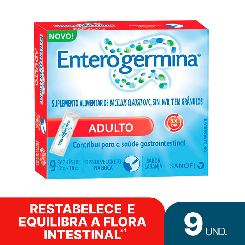 Enterogermina: Equilíbrio Prolongado da Flora Intestinal | Drogal