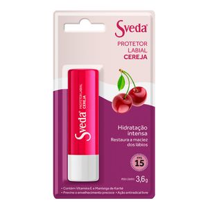 Protetor Labial Sveda Cereja FPS15 3,6g