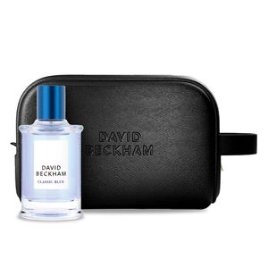 Kit Perfume Eau de Toilette Masculino David Beckham Classic Blue 50ml + Nécessaire
