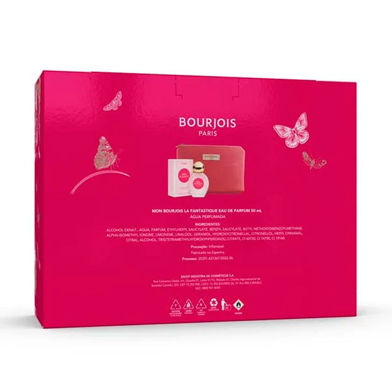 Perfume Mon Bourjois La Fantastique Eau De Parfum 50ml + Necessaire