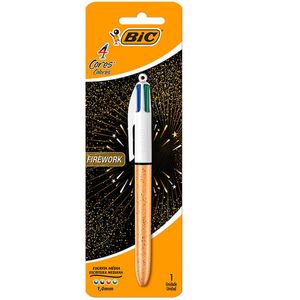 Caneta Bic 4 Cores Firework 1 Unidade