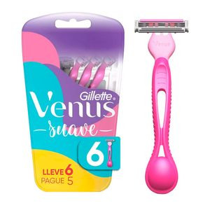 Aparelho de Depilar Gillette Venus Suave 6 Unidades