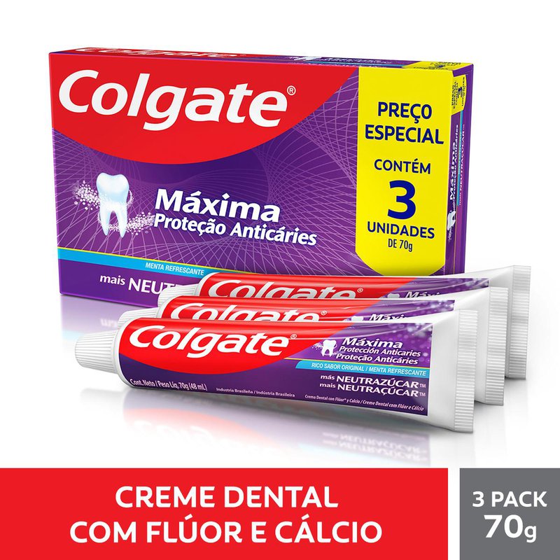 Creme Dental Colgate Máxima Proteção Anticárie - Compre na Drogal