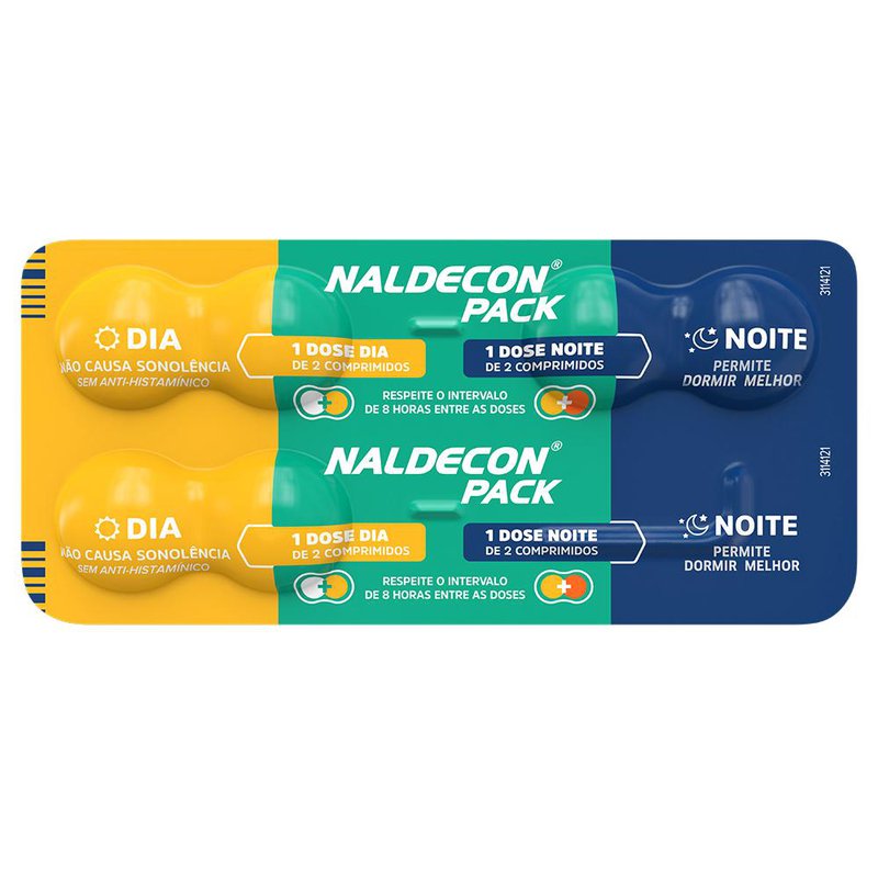 Naldecon Pack Dia e Noite - Posologia, Como Age, Bula | Drogal