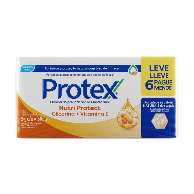 Sabonete em Barra Protex Balance Saudável 85g Leve 6 Pague Menos