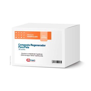 Composto Regenerador para Pele Sabor Laranja 30 Sachês