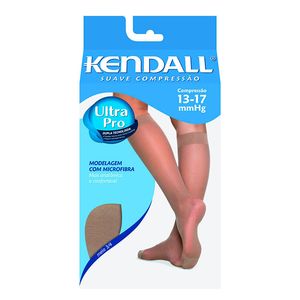 Meia Kendall 3/4 Ultra Pro Suave Compressão com Ponteira P Mel