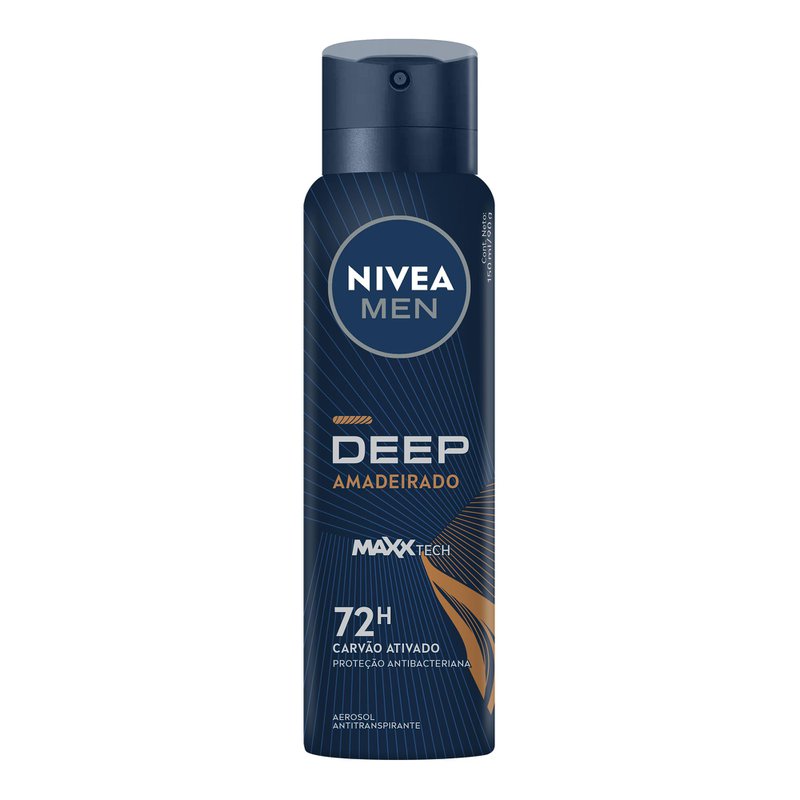 Desodorante Antitranspirante Aerosol Nivea Men Deep 150ml- Drogal