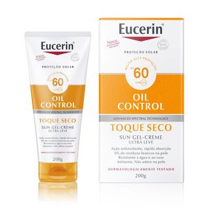 Protetor Solar Corporal Gel-Creme Eucerin Sun Toque Seco FPS60 200g