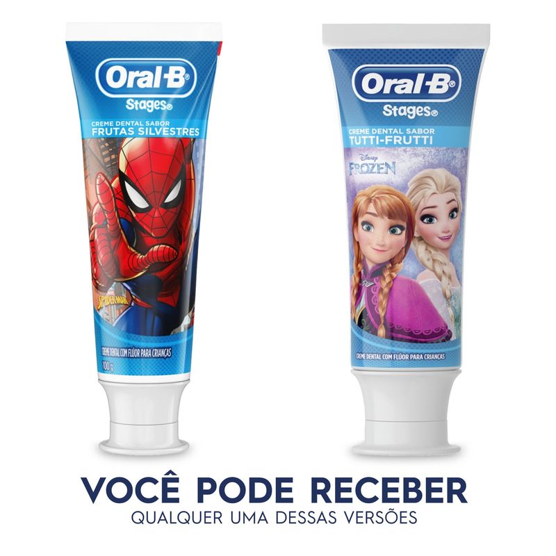 Creme Dental Infantil com Flúor Oral-B Stages Na Drogal
