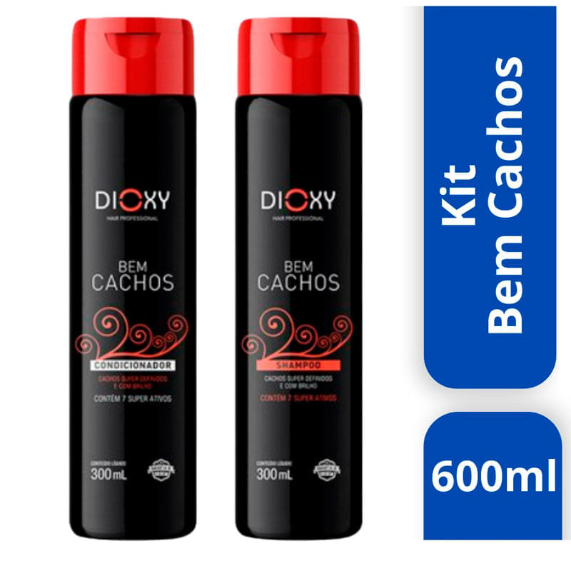 Shampoo+Condicionador Dioxy Hair Bem Cachos