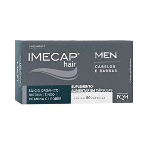 Suplemento Alimentar Imecap Hair Men Cabelos e Barba 60 Cápsulas