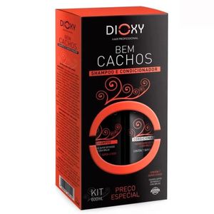 Kit Dioxy Bem Cachos Shampoo 300ml + Condicionador 300ml