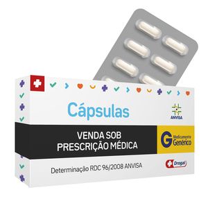Dimesilato de Lisdexanfetamina 50mg Eurofarma 30 Cápsulas Duras