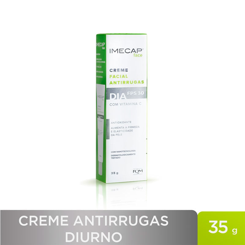 Para que serve o Creme Facial Antirrugas Imecap Face Dia FPS30