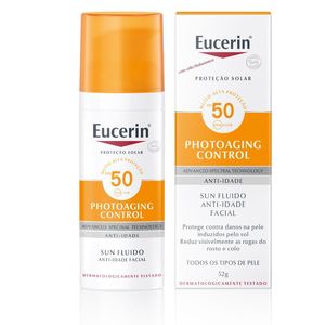 Protetor Solar Facial Eucerin Sun Creme Anti-Idade FPS50 50g