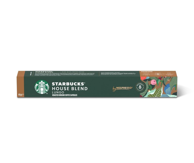 Café em Cápsula Starbucks Nespresso House Blend Lungo 10 Cápsulas