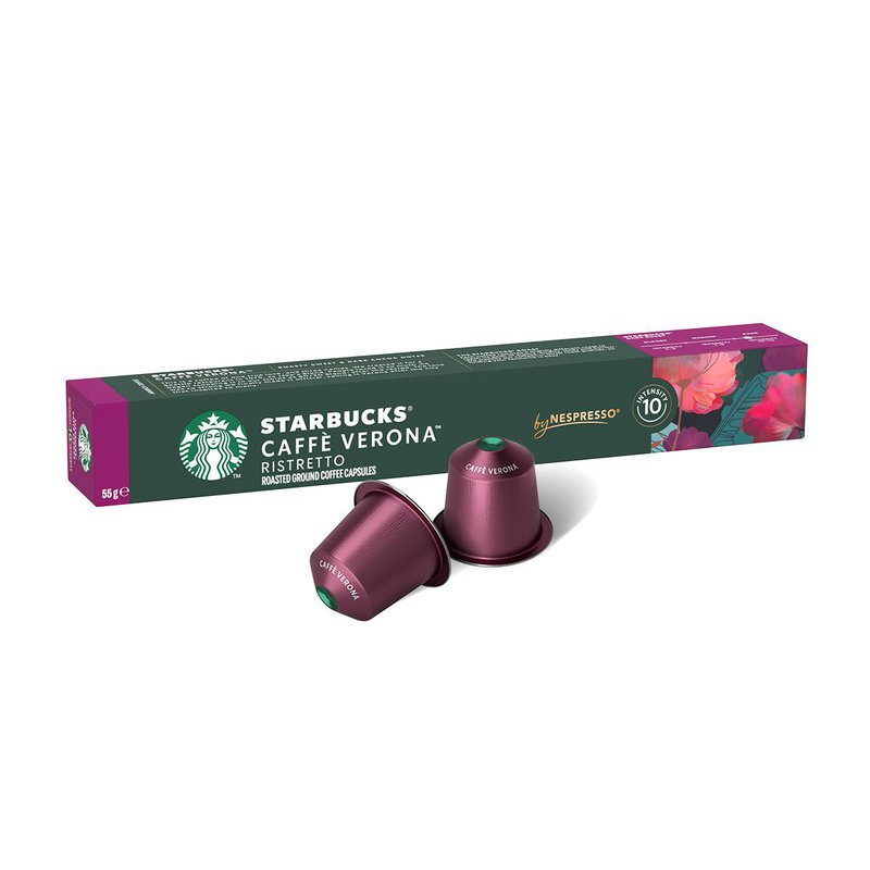 STARBUCKS CAFFE VERONA 220g 6つ Café em Cápsula Nespresso Caffè Verona - Promoção