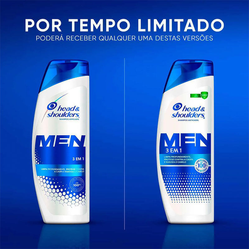 Shampoo Cuidados com a Raiz Head&Shoulders Men 3 em 1 200ml Shampoo Cuidados com a Raiz Head&Shoulders Men 3 em 1 200ml