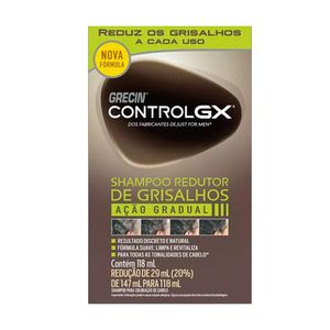 Shampoo Redutor de Grisalhos Grecin Control GX 118ml