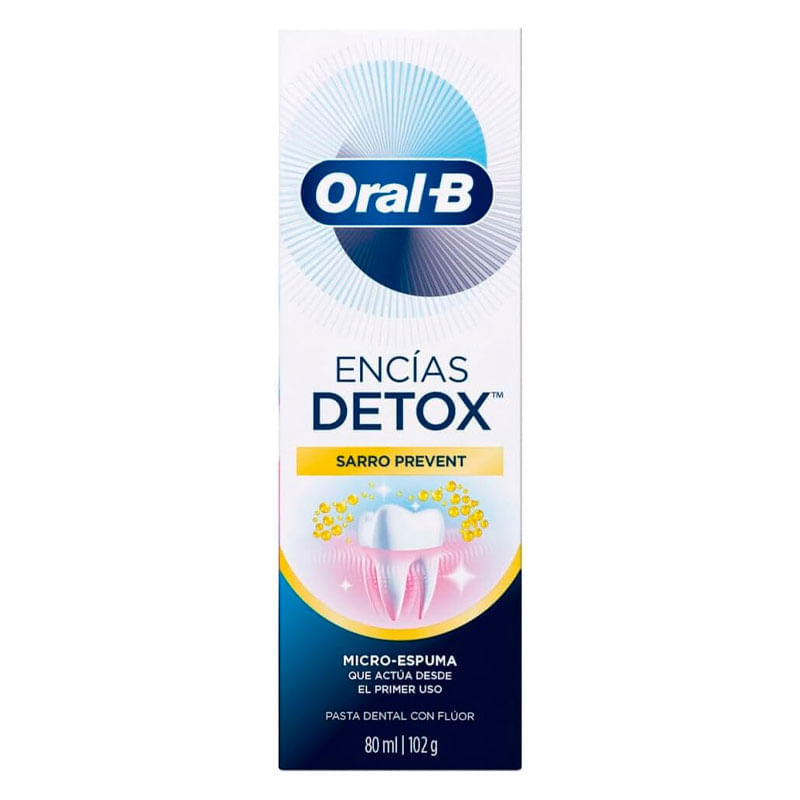 75 ml pasta dental detox oral b