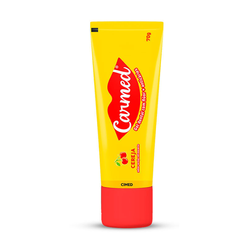 Gel Dental Carmed Cereja 70g: Limpeza Eficiente e Refrescante
