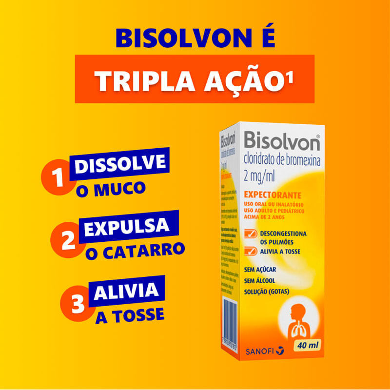 ALBION SYNAPSE パルファン　20ml Bisolvon 2mg/ml Solução Gotas 40ml, Para que serve, Bula - Drogal