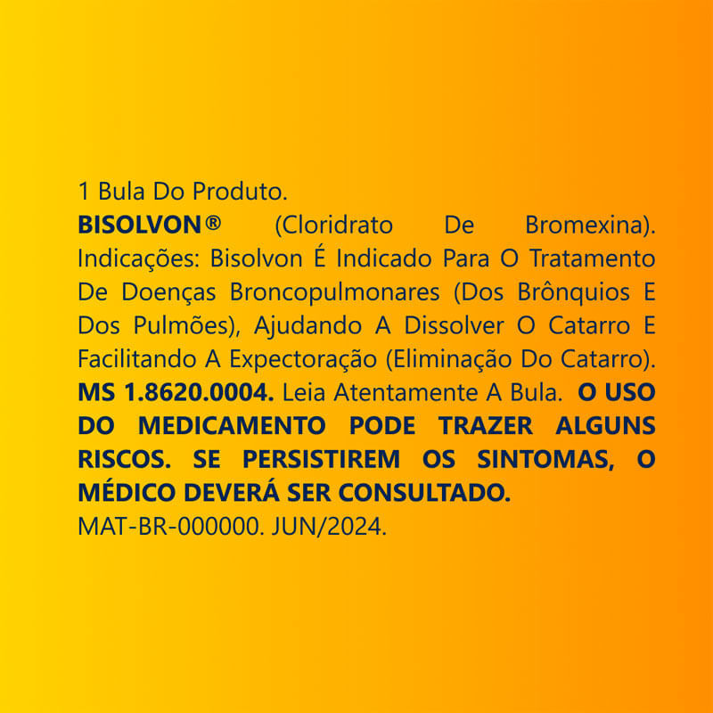 Bisolvon 2mg/ml Solução Gotas 40ml, Para que serve, Bula - Drogal