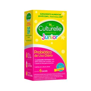 Suplemento Alimentar Culturelle Probiótico Junior 6 Sachês