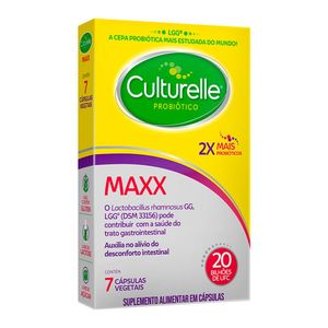 Suplemento Alimentar Culturelle Probiótico Maxx 7 Cápsulas Vegetais