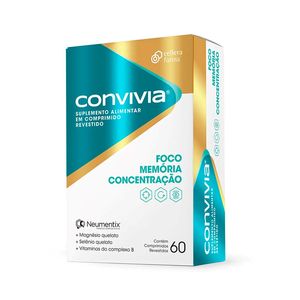 Suplemento Alimentar Convivia 60 Comprimidos Revestidos