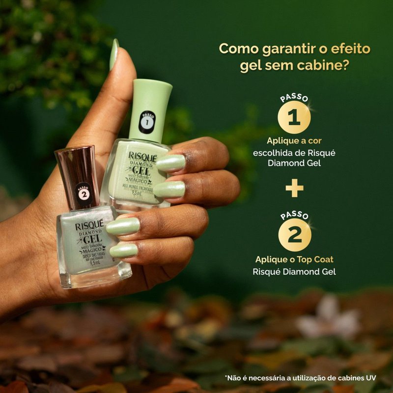 Risqué Diamond Gel - Nova Coleção Encontre na Drogal
