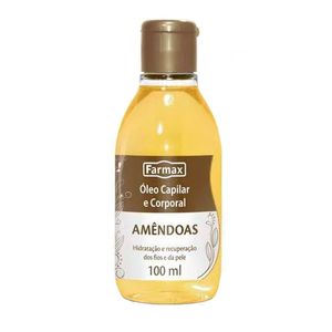 Óleo Capilar e Corporal Farmax Amêndoas 100ml