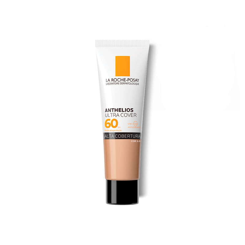 日焼け止め LA ROCHE-POSAY UVIDEA ANTHELIOS 30ml Protetor Solar La Roche-Posay Ultra Cover FPS60 Cor 3.0 30g