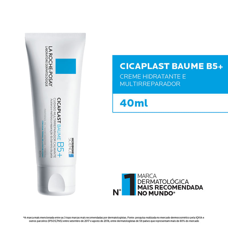LA ROCHE-POSAY CICAPLAST BAUME B5+ 3個セット Creme Multirreparador Calmante La Roche-Posay Cicaplast Baume B5+ 40ml
