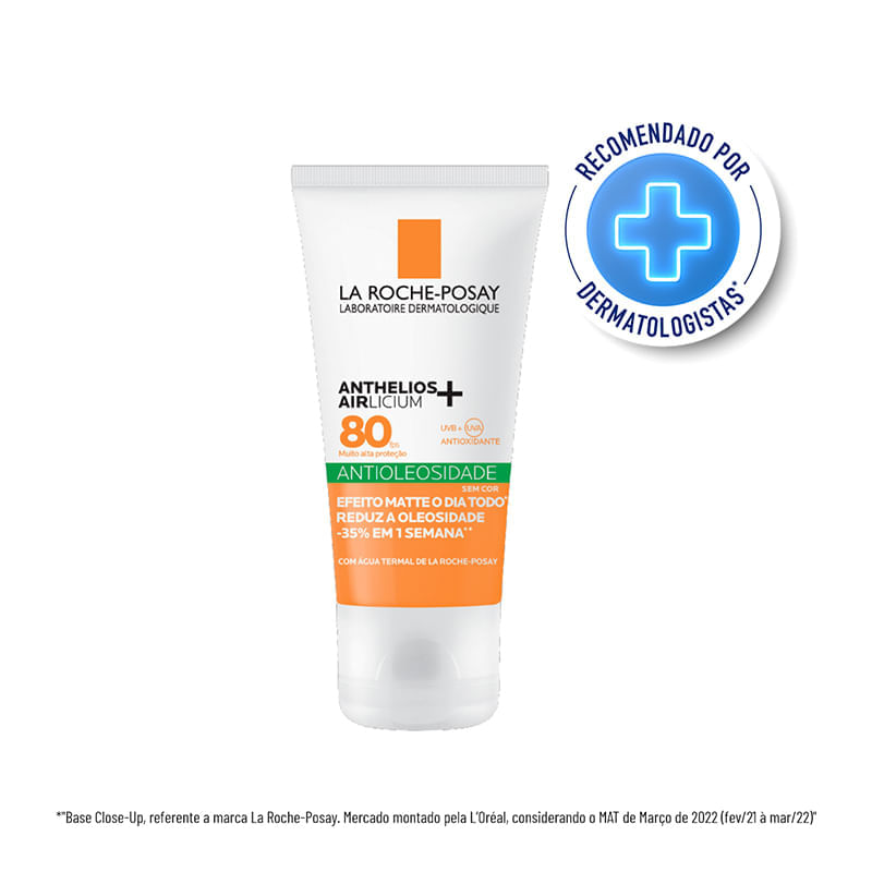Protetor Solar Facial La Roche-Posay FPS80 Sem Cor 40g