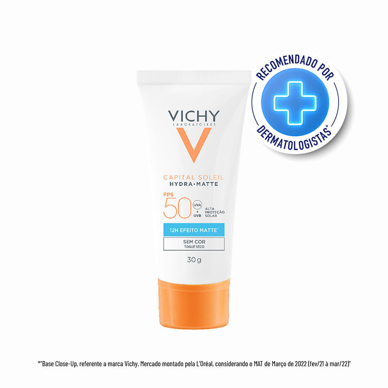 Protetor Solar Facial Vichy Hydra-Matte FPS50 30g