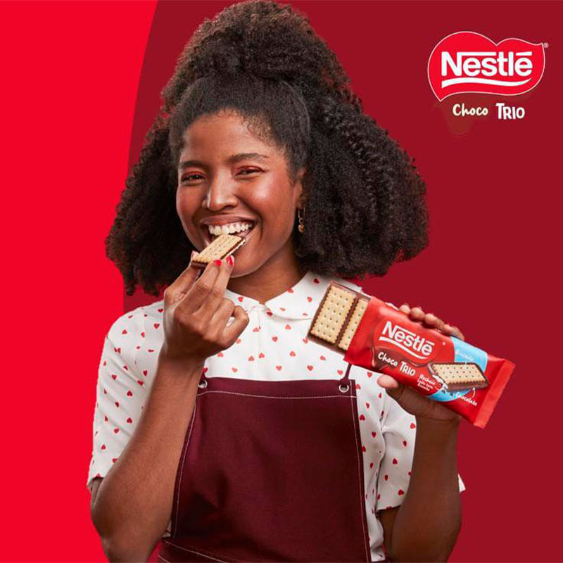 Chocolate Chocotrio Nestlé Cookies 90g: Sobremesa - Drogal
