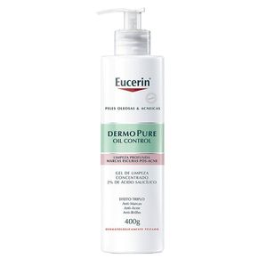 Gel de Limpeza Concentrado Eucerin Dermo Pure Oil Control Efeito Triplo 400g