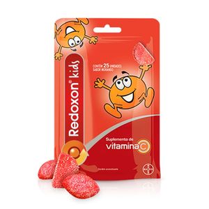 Suplemento de Vitamina C Redoxitos Sabor Morango 25 Gominhas