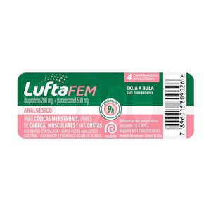 Luftafem 4 Comprimidos Revestidos