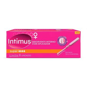 Absorvente Intimus Sport Super com Aplicador - 8 unidades