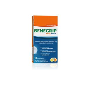 Antigripal Benegrip Multi Noite 12 Comprimidos