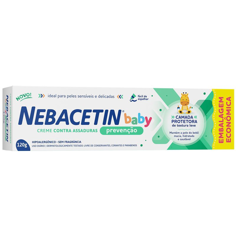 Para que serve o Creme Contra Assaduras Nebacetin Baby Prevenção