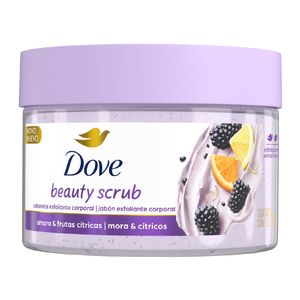 Sabonete Esfoliante Corporal Dove Beauty Scrub Amora e Frutas Cítricas 280g
