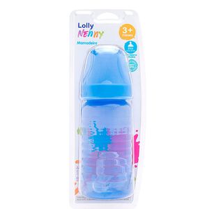 Mamadeira Lolly Big Clean Bico Ortodôntico Azul 340ml