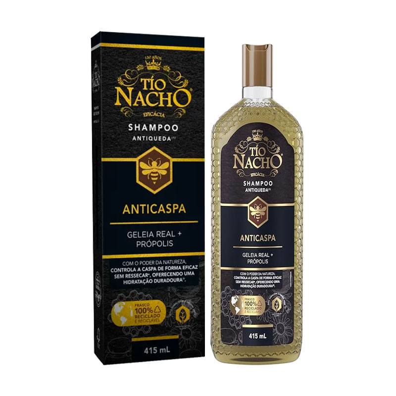Shampoo Tio Nacho Antiqueda Anticaspa 415ml | Drogal