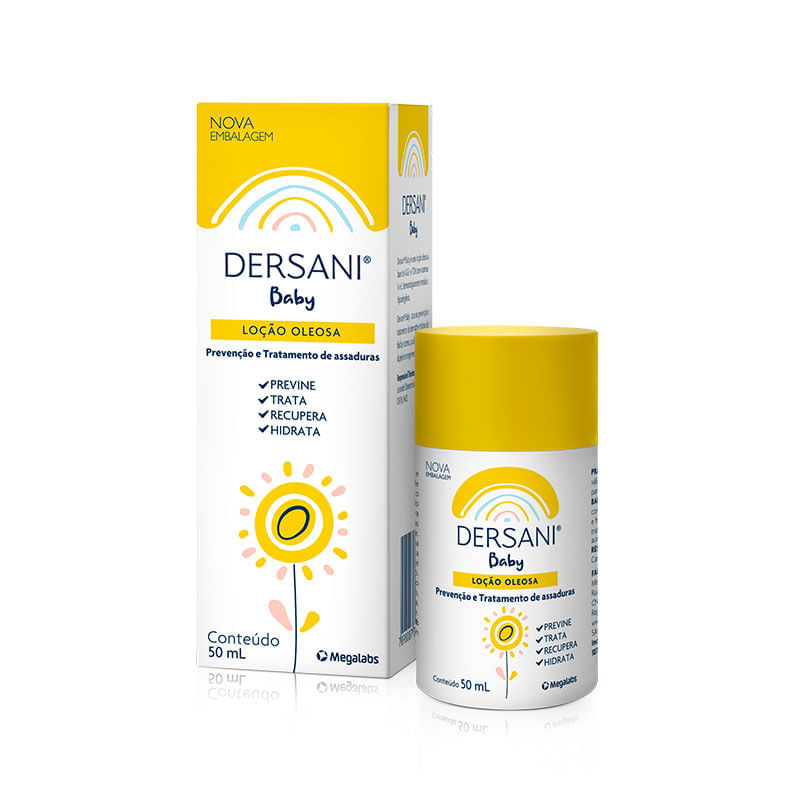 Loção Oleosa Dersani Baby 50ml | Farmácia Online Drogal