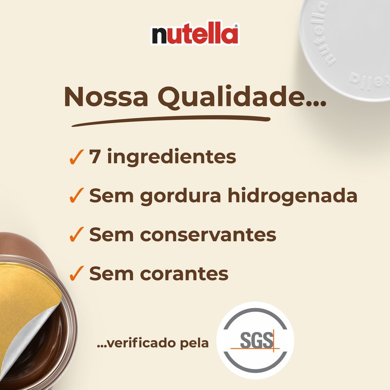 Nutella140g - Para o Café da Manhã Perfeito| Compre na Drogal